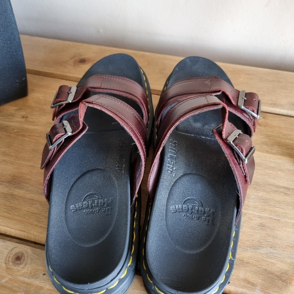 Dr martens brown leather myles sandals uk 10 - Picture 3 of 7